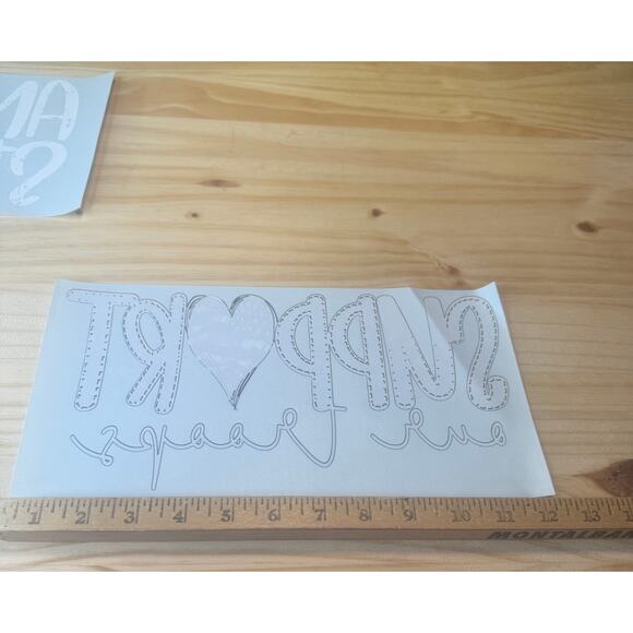 Bundle Of Heat Transfers Support Our Troops & America Strong New Gift Craft USA - Picture 9 of 9